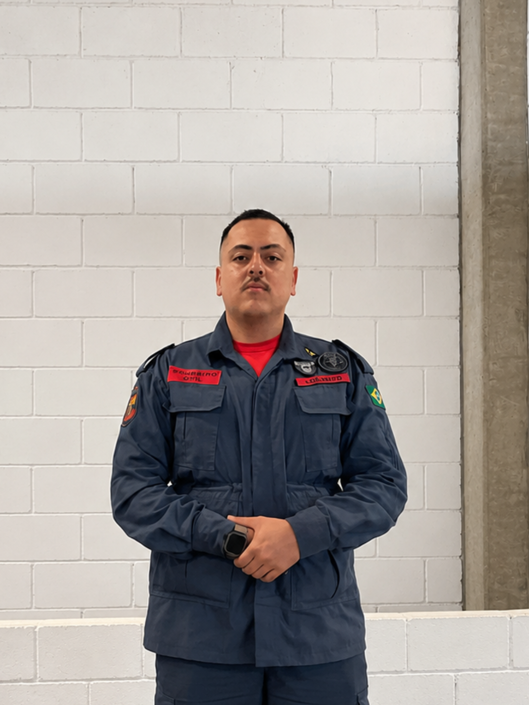 Bombeiro civil trabalhando em evento