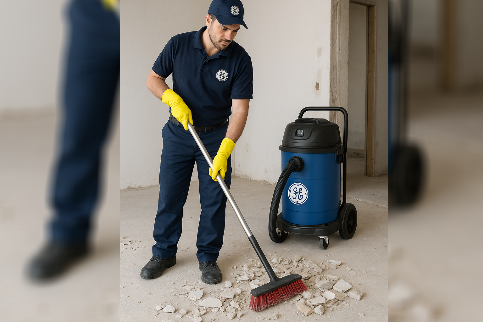 Serviço de limpeza pós-obra